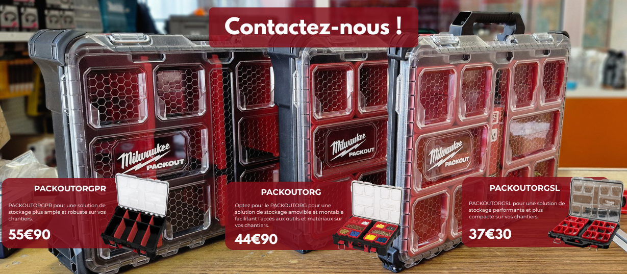 Remise exceptionnelle sur les PACKOUTORG !